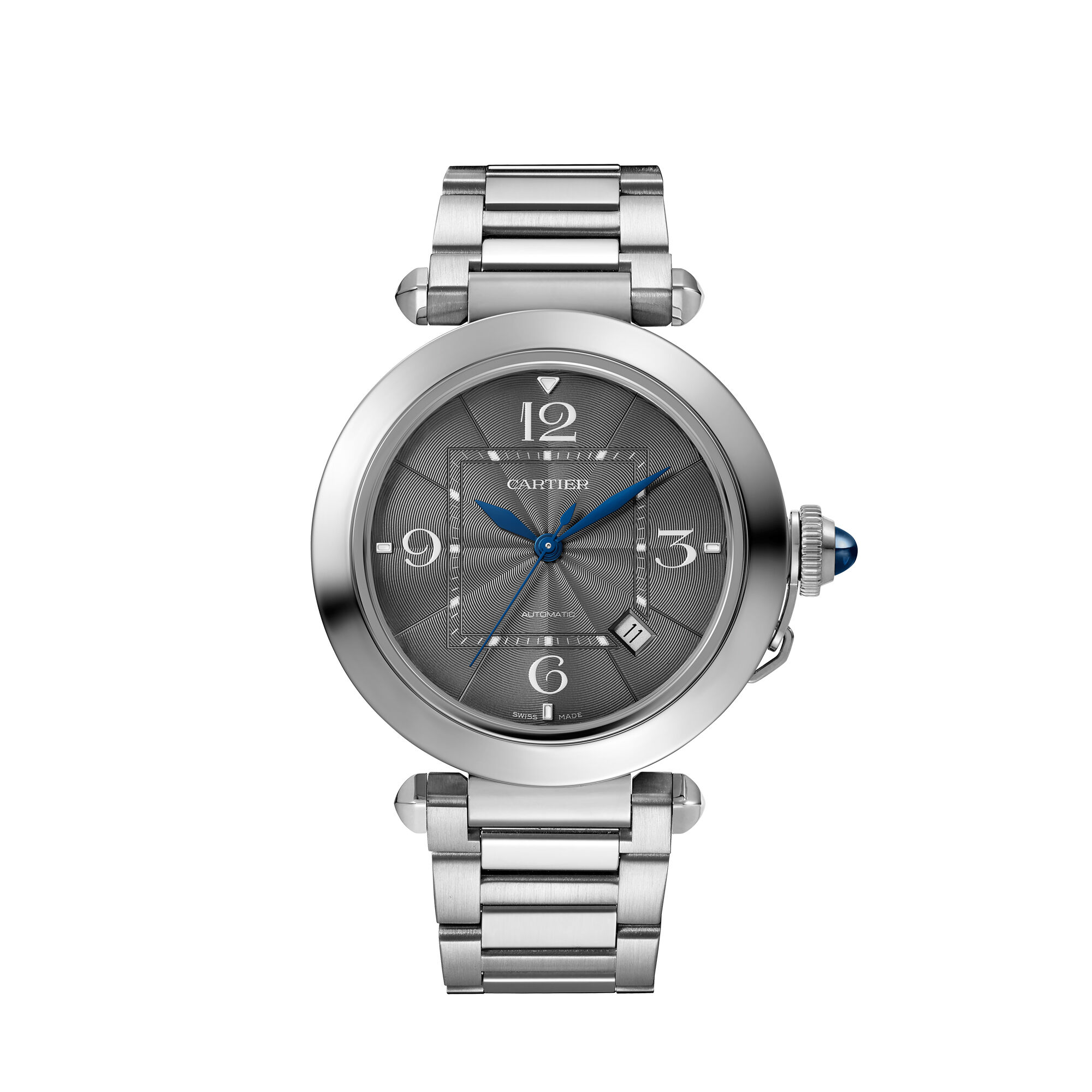 Cartier pasha stainless steel watch shop